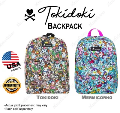 Tokidoki Canvas Backpack #tkdk - Colour: tokidoki . Mermicorno