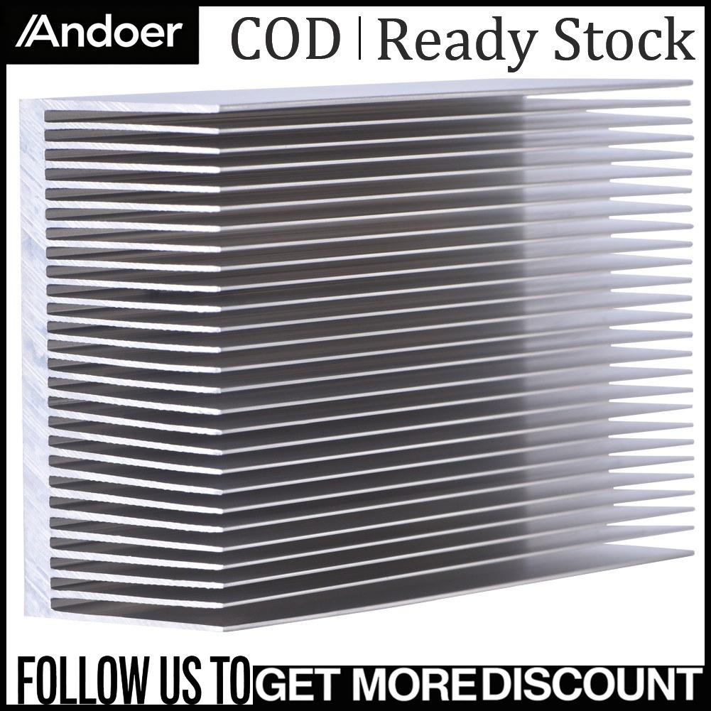 Andoer Chip làm mát tản nhiệt bằng nhôm được tối ưu hóa cho nguồn máy tính Thiết bị điện Thiết bị đèn LED 100 x 69 x 36mm Giá 128,000 Đồng*Miễn phí vận chuyển