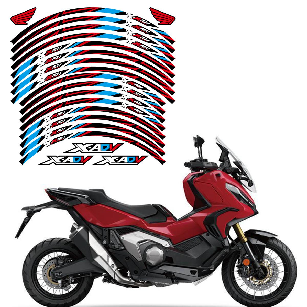 Motorcycle Wheel Sticker Rim Stripe Decal Waterproof Tape For HONDA XADV X-ADV xadv 750 350 Adventure