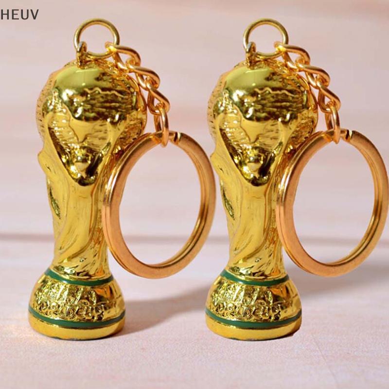 TL Đồ dùng cho người hâm mộ bóng đá móc khóa cúp Thế Giới vòng chìa khóa kỷ niệm bóng đá bán chạy