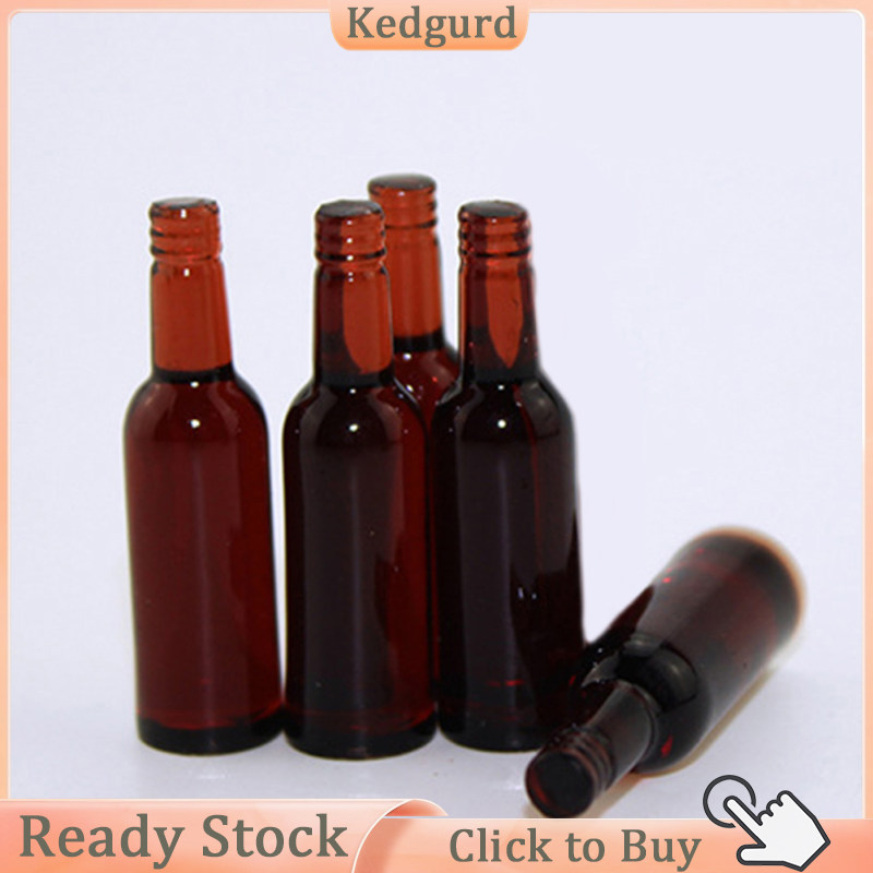 Kedgurd 5 Chiếc Thu Nhỏ Nhà Búp Bê Chai Bia Mini Chai Bia Hình Thực Tế Chai Bia