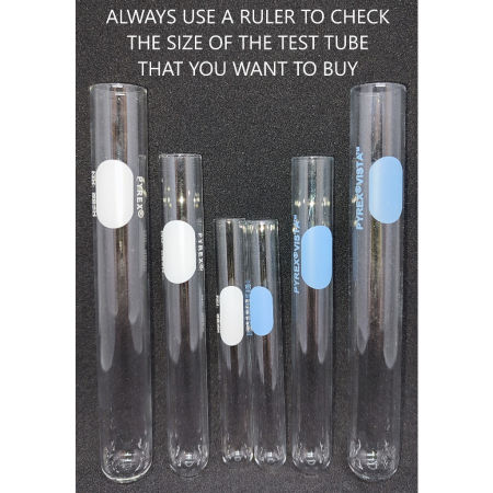 PYREX Small Test Tube, 0.5-11mL, Sold Individually