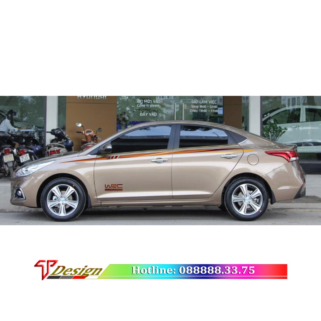 Decal dán xe Innova tem xe Vios tem thể thao dán được nhiều dòng xe thiết kế WRAP42