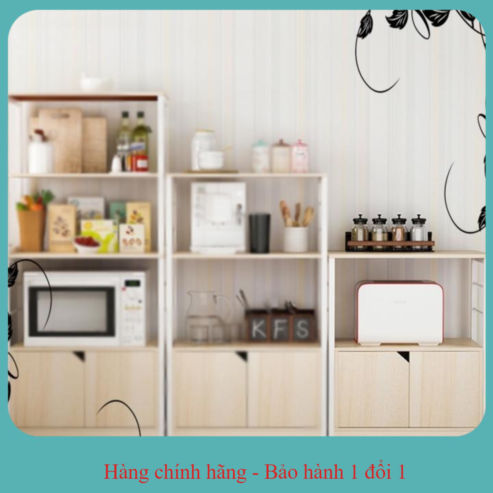 Kệ nhà bếp - Kệ bếp - kệ gỗ nhà bếp cao cấp - kệ gỗ nhà bếp RE0130 - kệ để lò vi sóng