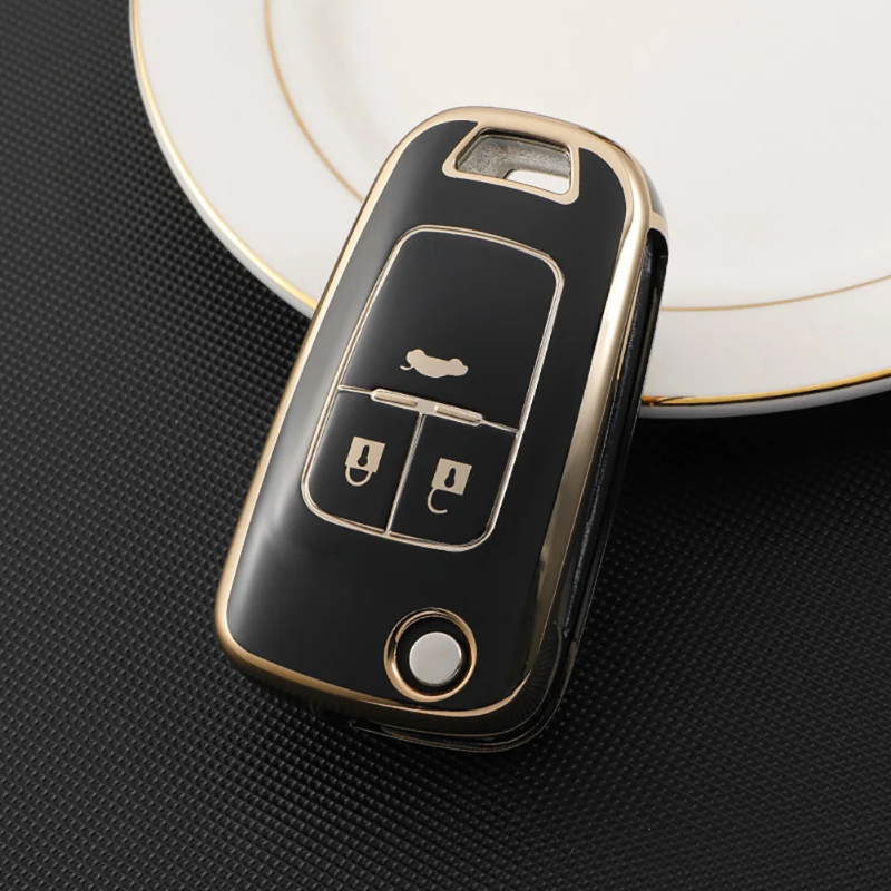 MDY8774-SHOPTPU Car Folding Key Case Cover For Chevrolet Cruze Aveo Trax Sail Malibu Captiva Opel Vauxhall Astra J Corsa Insignia Mokka