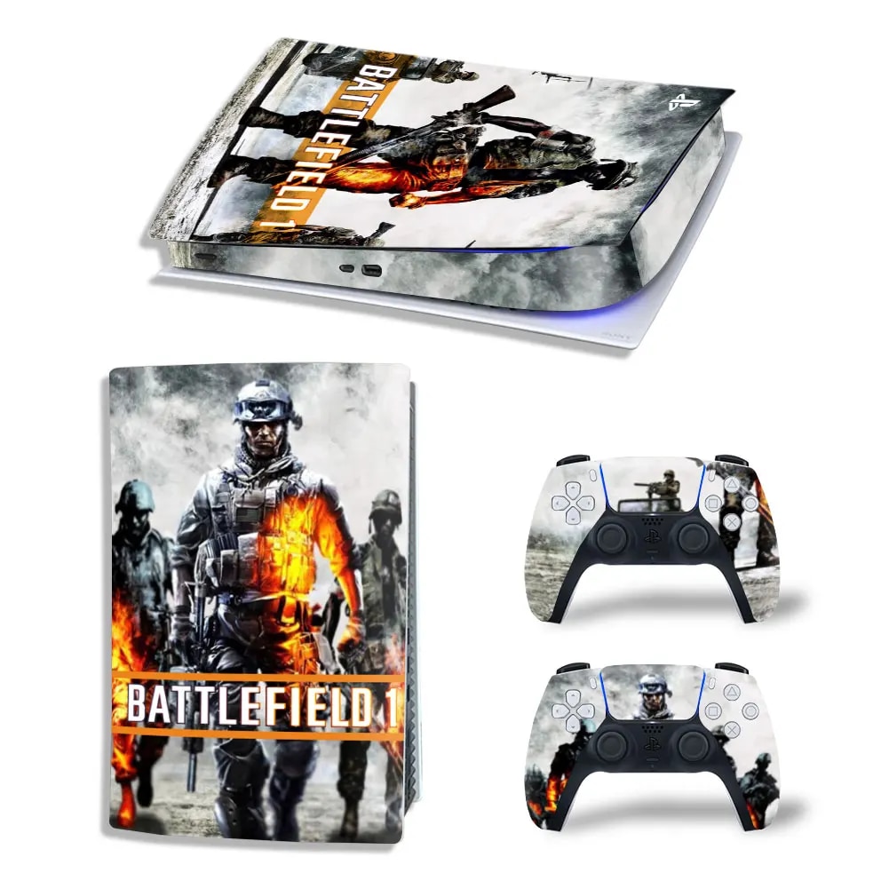 【New arrival】 For Ps5 Digital Skin Call Of Vinyl Sticker Decal Cover Console Controller Dustproof Protective Sticker