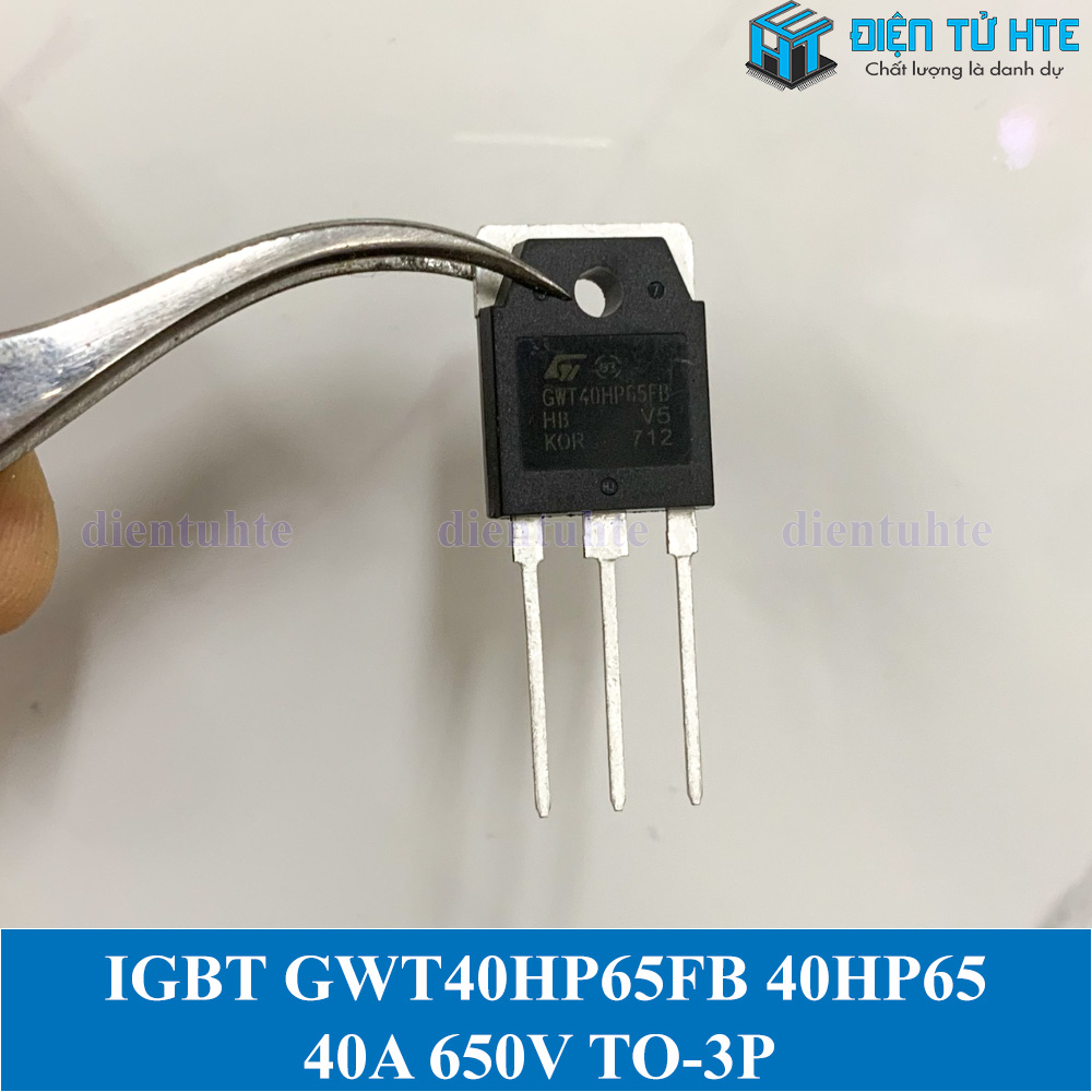 Igbt fst-igbt stgwt40hp65fb gwt40hp65fb 650v 40a 80a to-3p