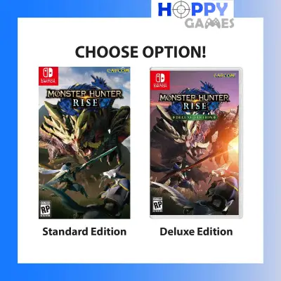 *CHOOSE OPTION FOR EDITION* [AUS / USA / ASIA] Monster Hunter Rise Nintendo Switch Standard Deluxe Collector Edition