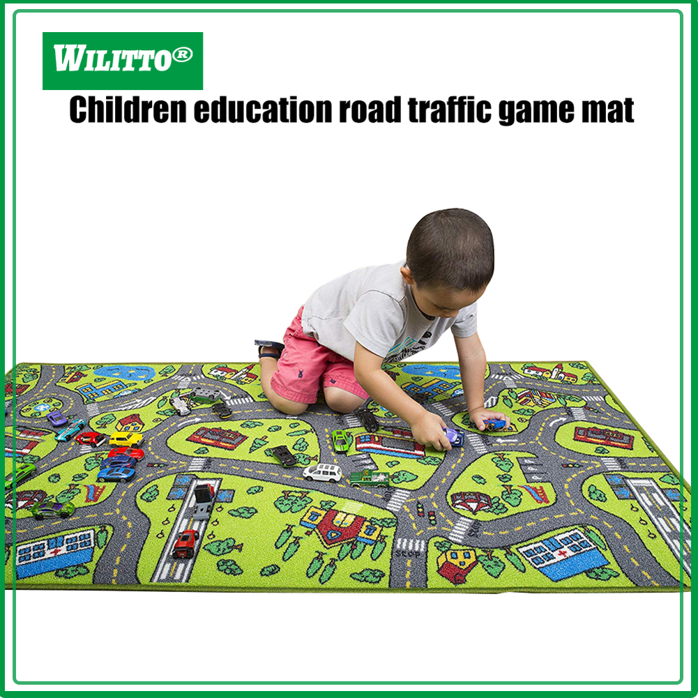 Children Kids Educational Car City Road Carpet Baby Crawling Rug Mat Play Toy ราคา 2,237 บาท*ส่งฟรี