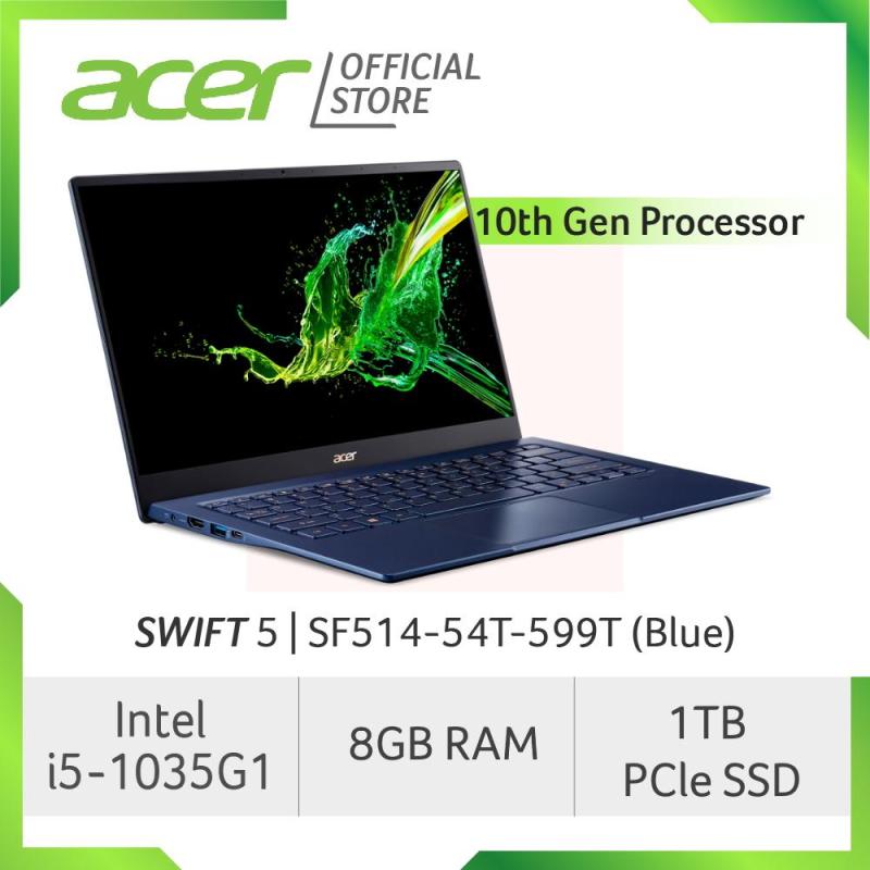 Acer Swift 5 SF514-54T-599T(Blue) NEW Thin and light laptop with LATEST 10 Gen Intel i5-1035G1