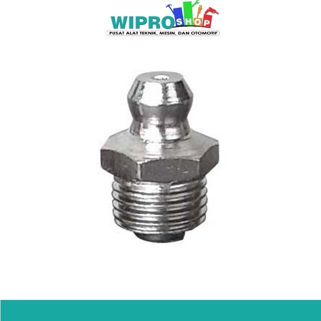 Wipro Naple Grease Steel Lurus 1/8X27 NPT Lurus 1/4X18 NPT Harga 21,750 rupiah*Gratis Ongkir
