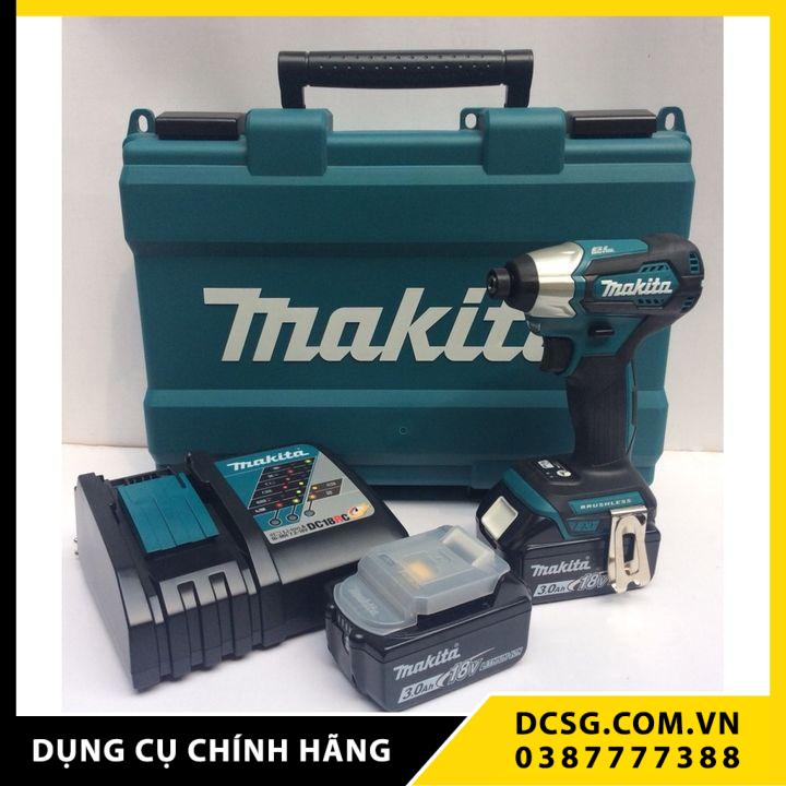 Máy vặn vít 140n.m dùng pin 18v makita dtd155rfe japan tools