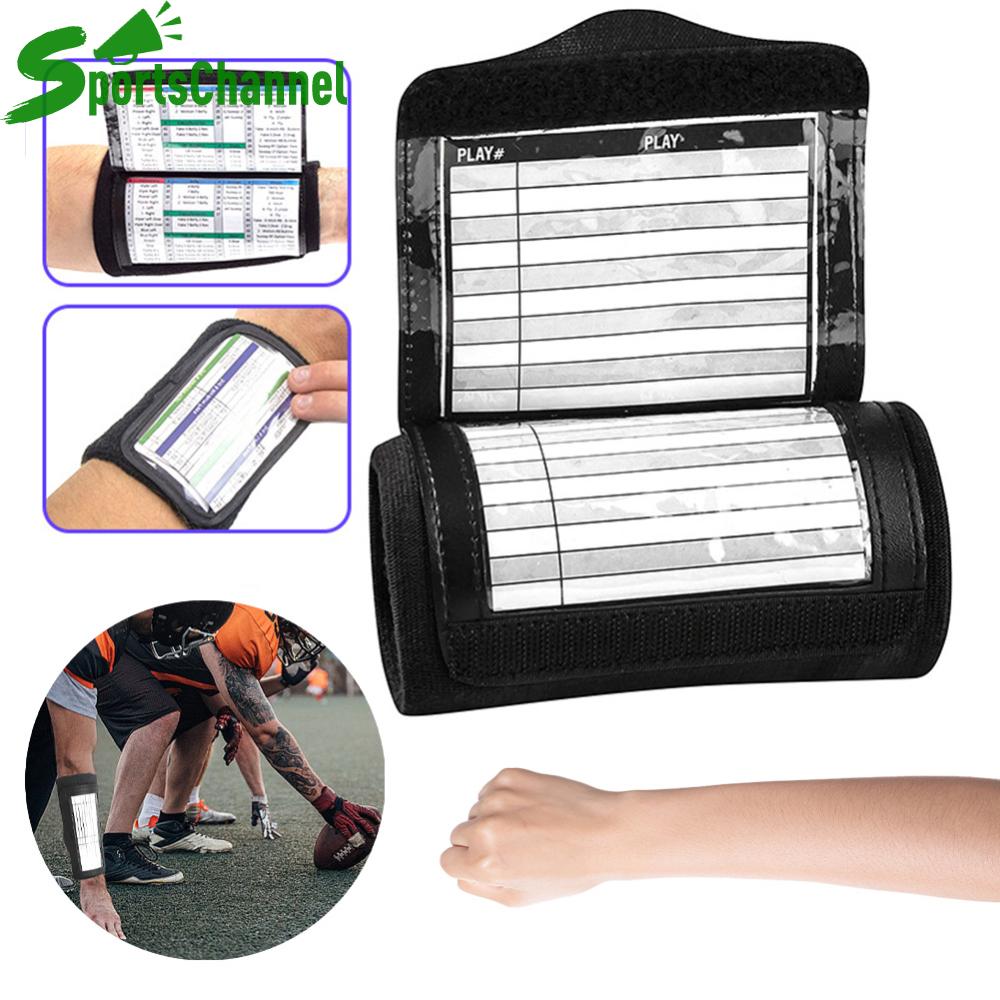Bóng Đá Chơi Dây Đeo Cổ Tay Bóng Đá Dây Đeo Cổ Tay Cổ Tay Quarterback Playbook Dây Đeo Cổ Tay Cho Bóng Đá Bóng Chày Softball