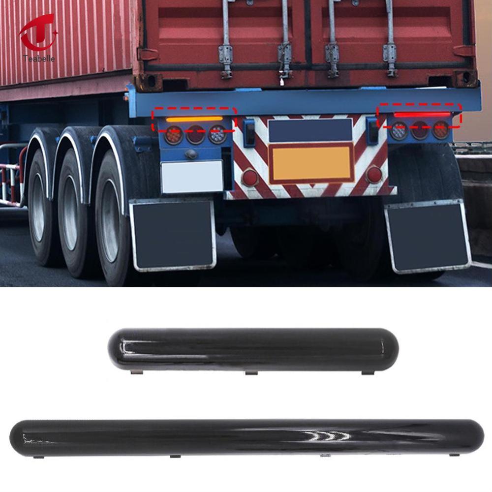 Teabelle xe dẫn đèn hậu phía sau 2 trong 1 đèn báo phanh DRL Đèn chạy chảy đèn tín hiệu đỏ vàng ánh sáng cho xe tải Xe Rơ moóc xe buýt 12V-24V