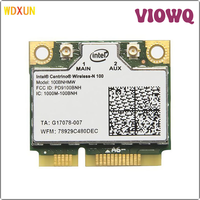 Viowq Wifi thẻ dùng cho Intel Centrino Wireless-N100 100bnhmw 150Mbps 802.11b / g / n trung bình min