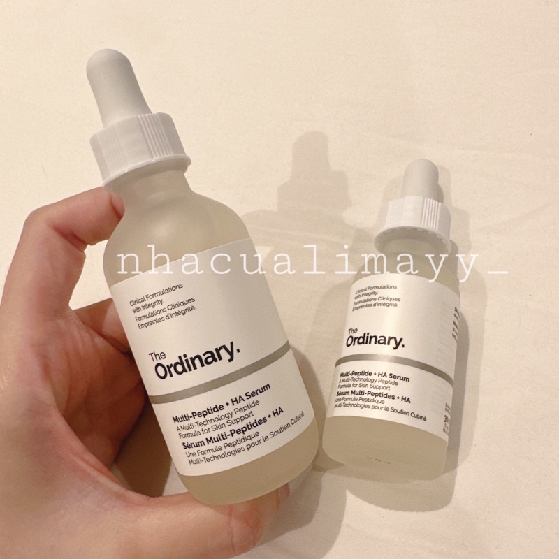 [Canada bản mới-Tên cũ Buffet]Serum dưỡng ẩm chống lão hoá The Ordinary Multi-peptide+HA - SẢN PHẨM CHẤT LƯỢNG CAO, ĐƯỢC YÊU THÍCH SĂN ĐÓN TRÊN THỊ TRƯỜNG HIỆN NAY, HÀNG ĐẢM BẢO DÙNG SIÊU THÍCH MỜI KHÁCH YÊU TRẢI NGHIỆM