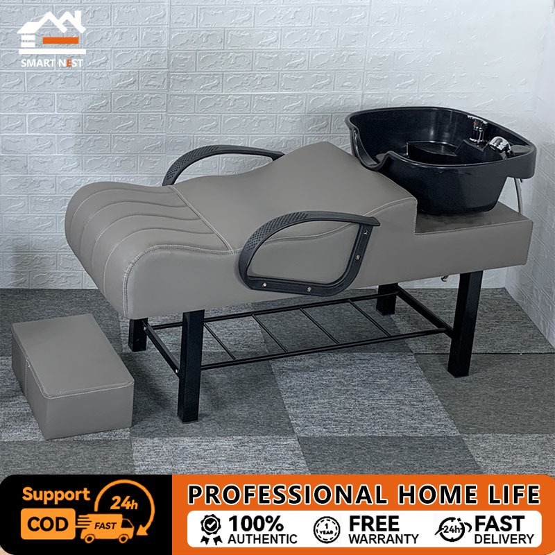 Baierdi Hhwe Hair Salon Shampoo Bed Special Washing Bed Salon Shampoo Bed Reclining Shampoo Bed Barber Shop Bed Beauty Salon Shampoo Basin Used in Hair Salons and Beauty Clinics. ราคา 3,356 บาท*ส่งฟรี
