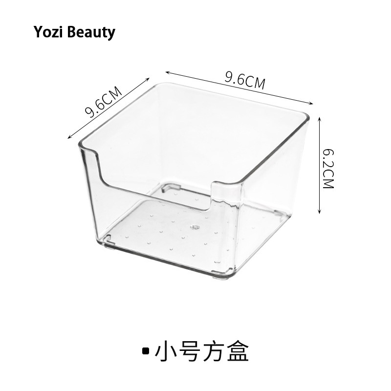 TIANLEYU Drawer storage tray, transparent plastic box, durable, suitable for kitchen use ราคา 22 บาท*ส่งฟรี