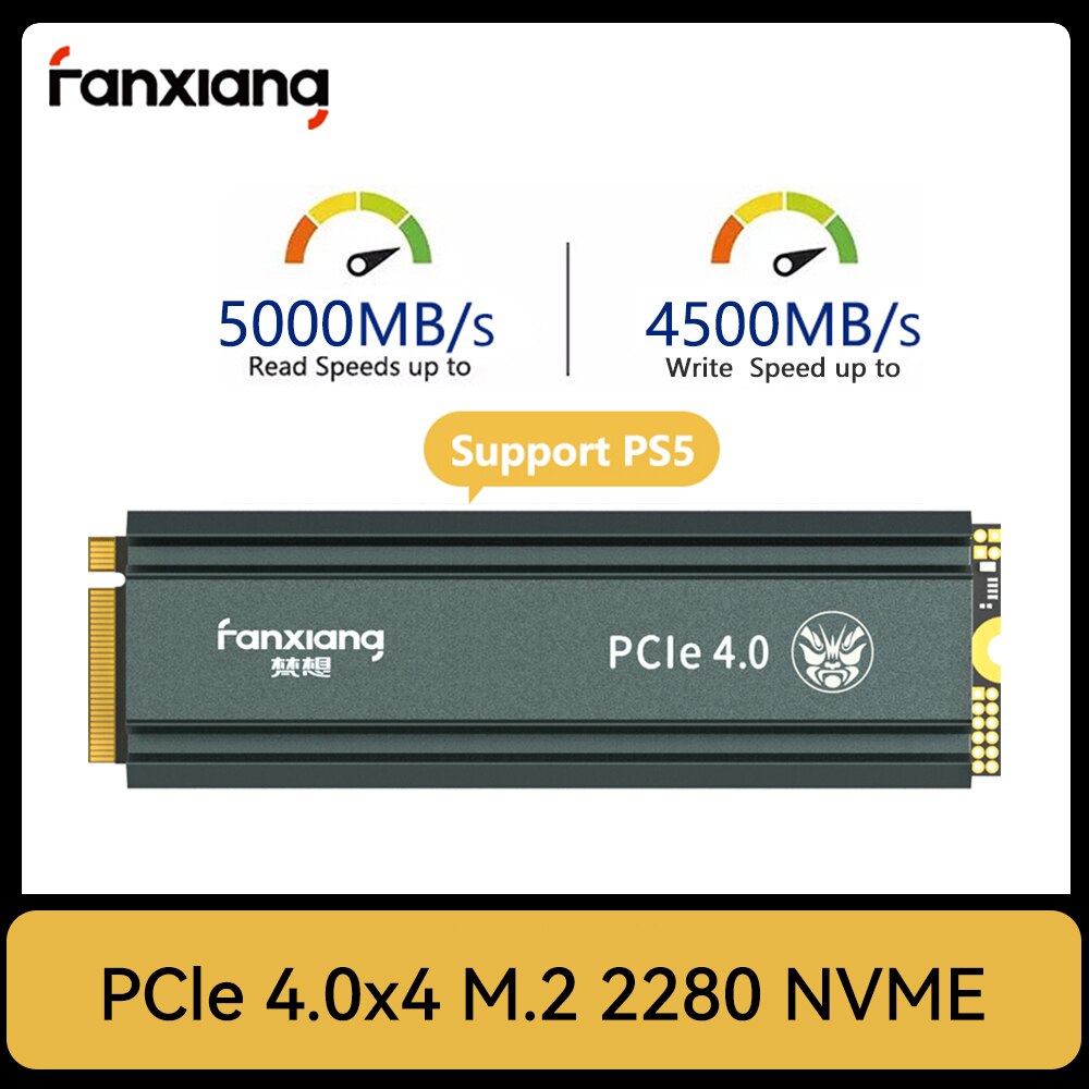 Fanxiang SSD 500GB 1TB 2TB 4TB SSD M2 NVME PCIe 4.0 x4 M.2 2280 NVMe SSD ổ đĩa thể rắn nội bộ cho ps5 Máy tính để bàn