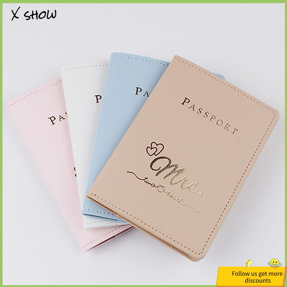 X SHOW Waterproof Passport Cover PU Leather Packet Document Credit Card