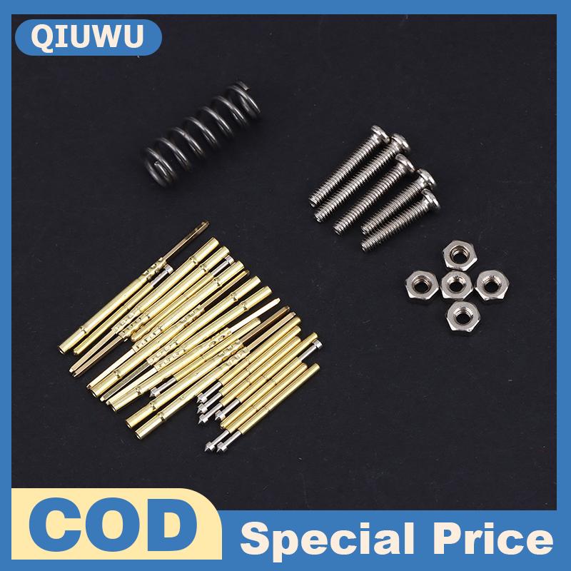 QIUWU 1.27mm 1.5mm 2mm 2.54mm PCB clip kẹp lịch thi đấu thăm dò POGO Pin tải về chương trình ghi tự làm chương trình đốt Clip