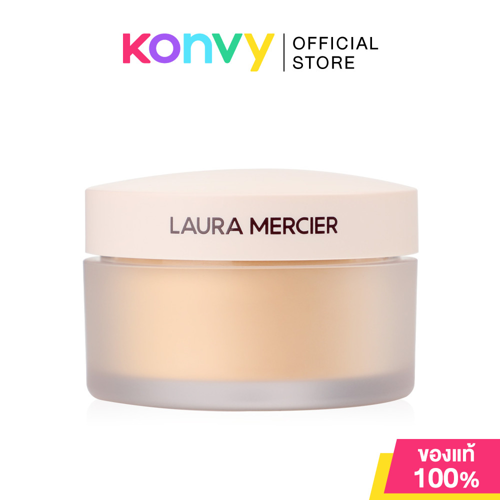 Laura Mercier Translucent Loose Setting Powder Ultra-Blur 6g #Translucent Honey ลอร่า เมอซิเอ แป้งผสมรองพื้นสูตรแมท ราคา 1,149 บาท*ส่งฟรี