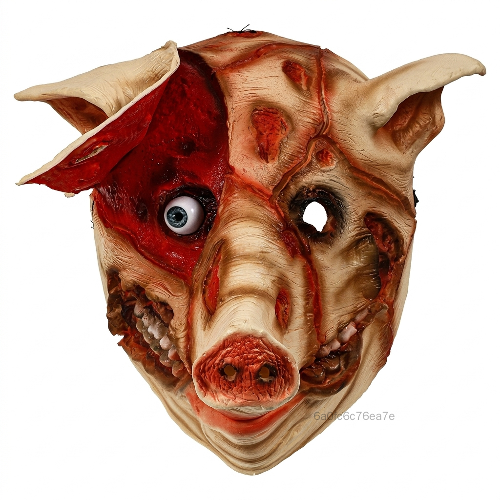 หน้ากากหัวหมูยางพาราสำหรับอุปกรณ์ประกอบฉากเครื่องแต่งกายน่ากลัวเหมาะสำหรับเด็กและผู้ใหญ่ TF-Ret-TH ราคา 553 บาท*ส่งฟรี