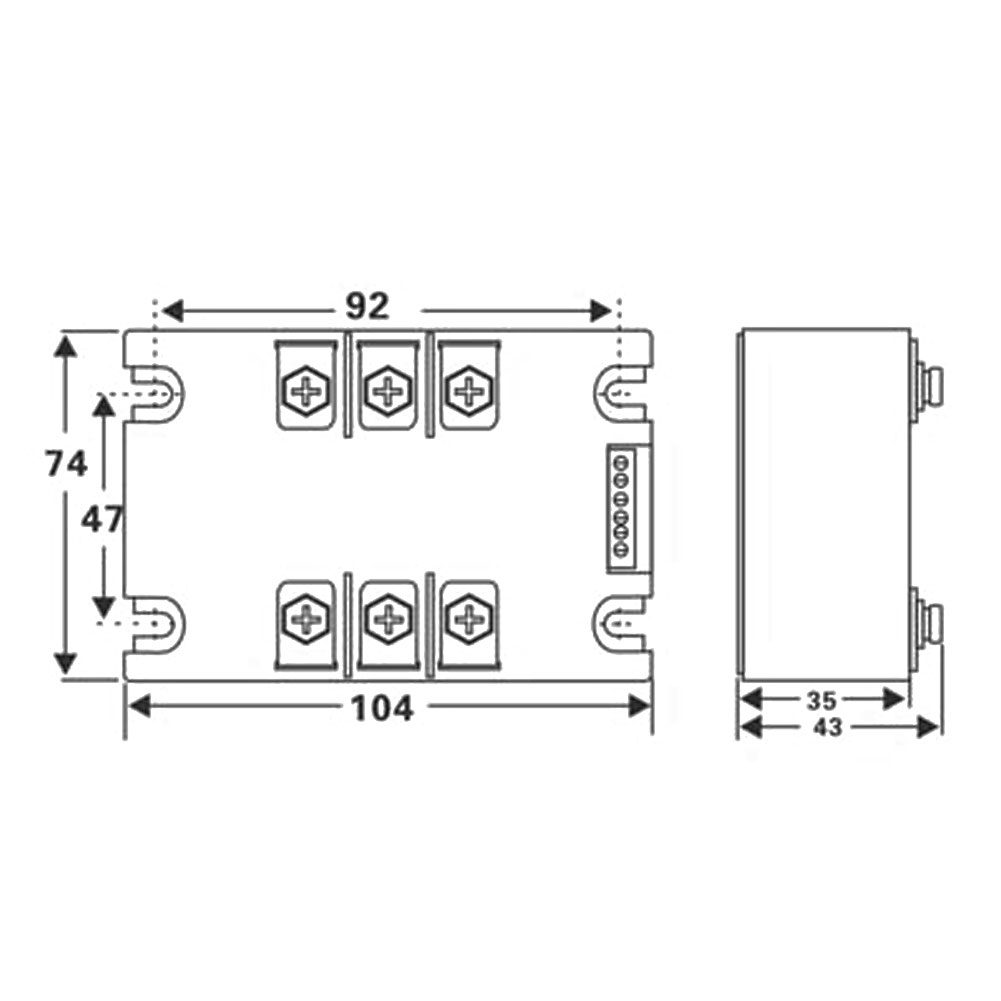 Garosa Bộ điều khiển mô-đun khởi động mềm động cơ 3 pha Rơle đáy bằng đồng TSR-150WA R1（15KW）(Mô-đun tản nhiệt) Giá 4,458,000 Đồng*Miễn phí vận chuyển