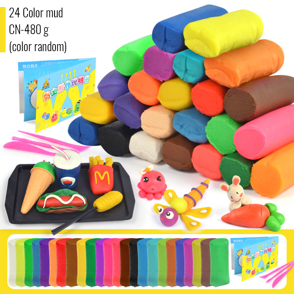 Play Doh CUCUCON Ice cream 3D Toys Color Clay Double Twister Playdoh Set