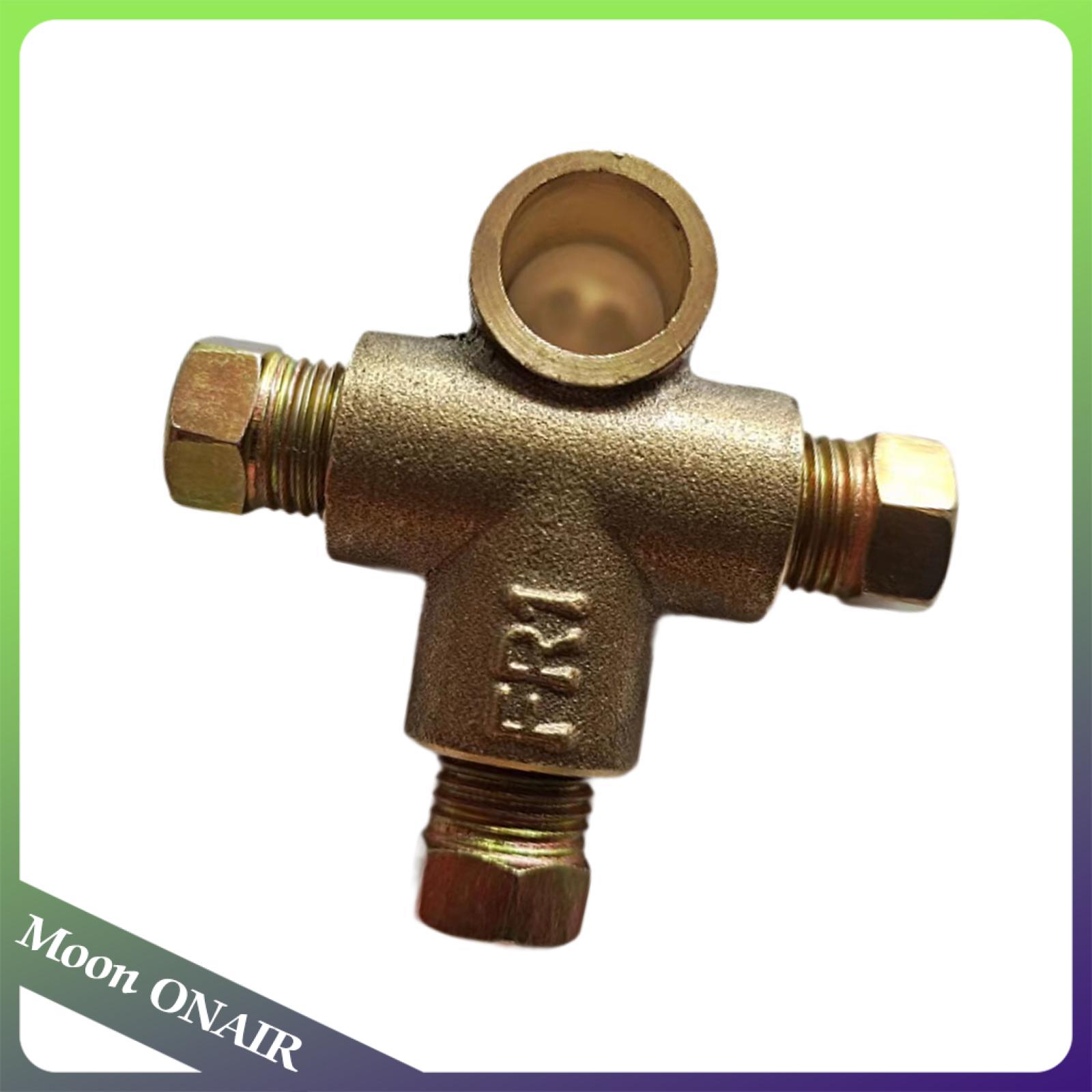 Mặt Trăng onair t hình dạng phanh TEE Brass banjo Bolt bằng TEE kết nối