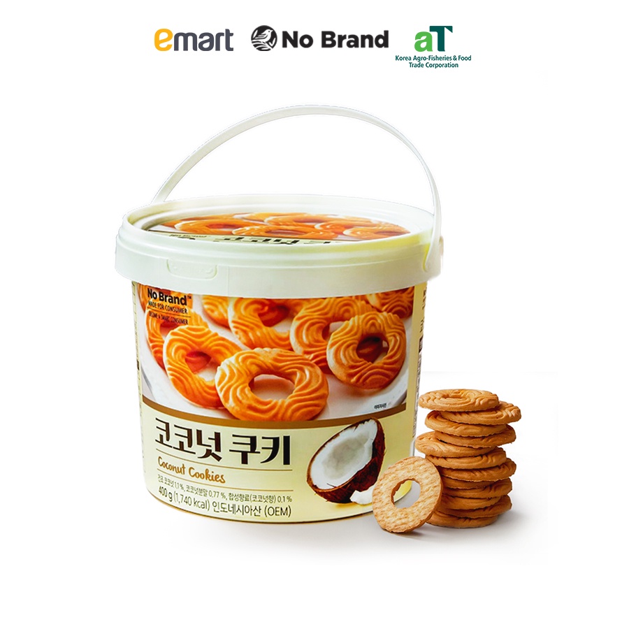 Bánh Quy Xô Vị Dừa No Brand Hàn Quốc 400g - Emart VN