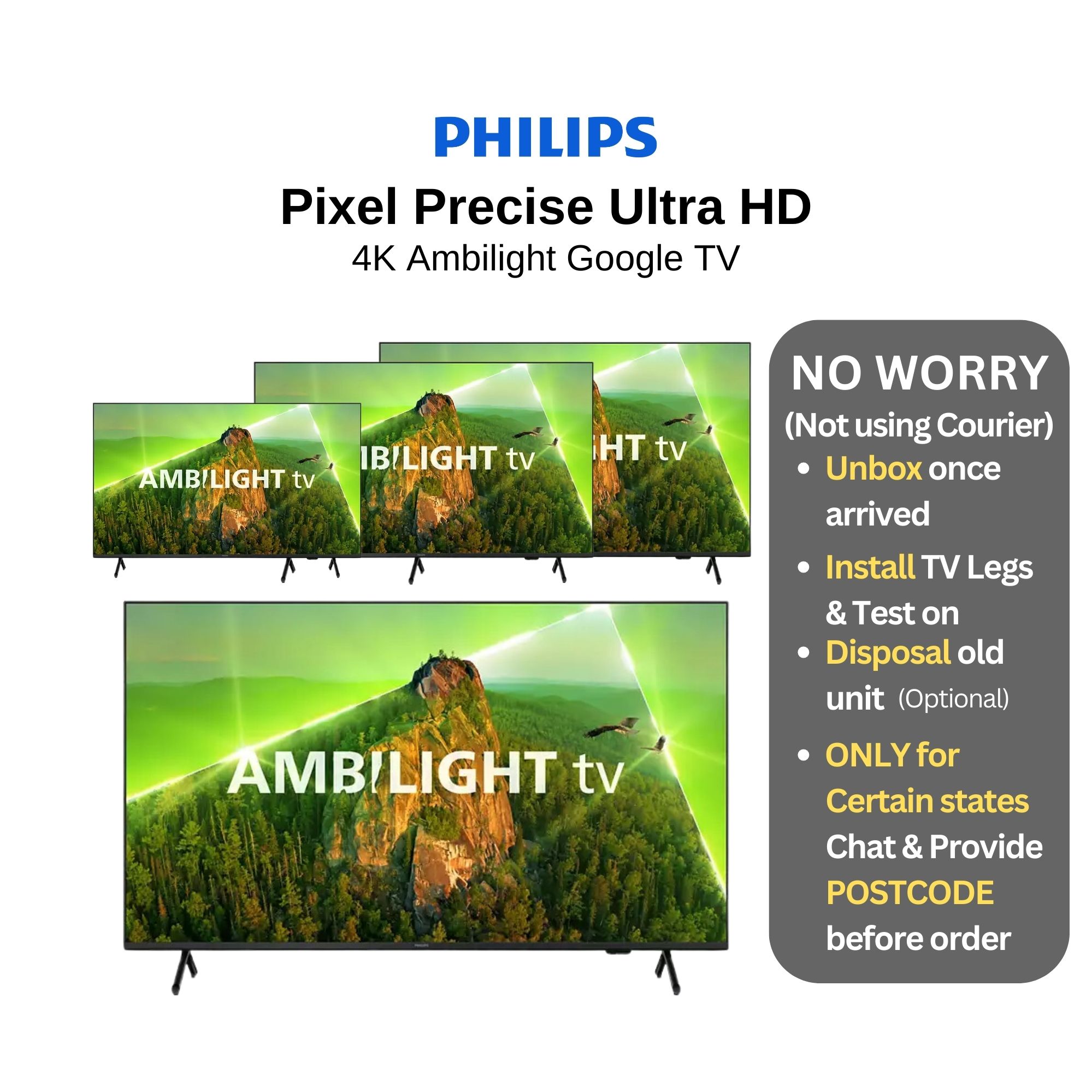 Philips 4K UHD LED 50-inch Android TV (50PUT7906)