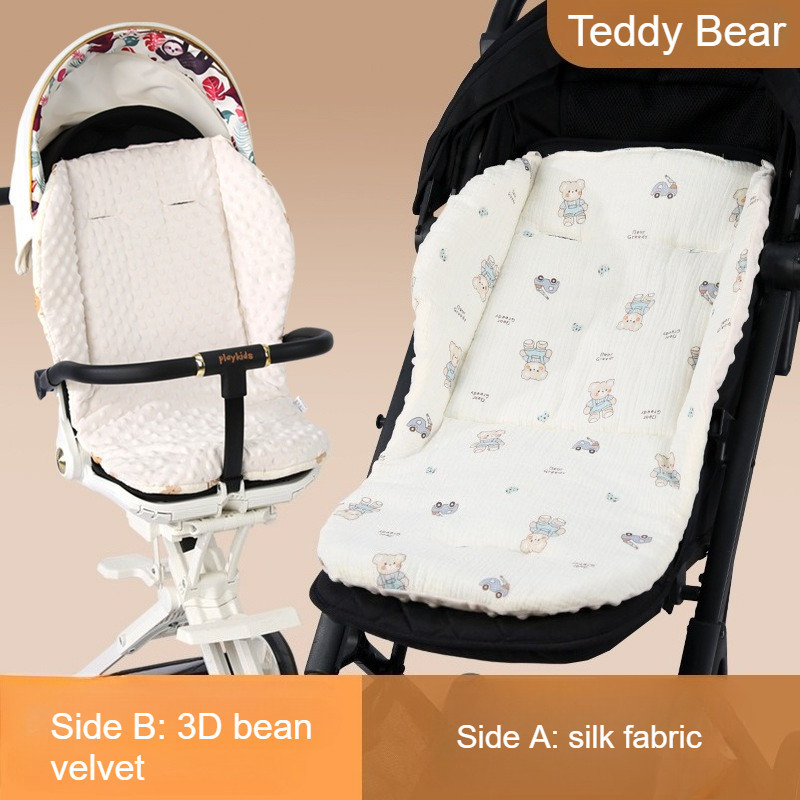 Aoduoyaya Baby Stroller Cushion Pad Baby Car Seat A/B Side Thicken Universal Cart Mattress Bantal Kusyen Bayi