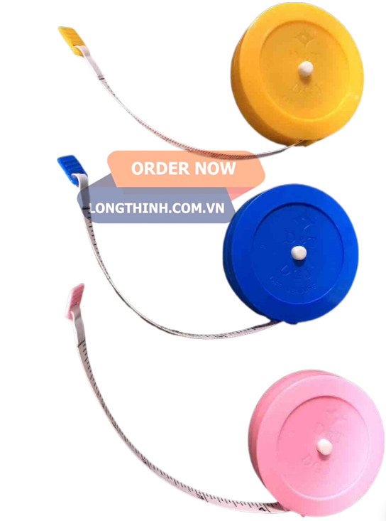 Thước cuộn nhỏ D&T chiều dài dây thước 150cm có nút bấm