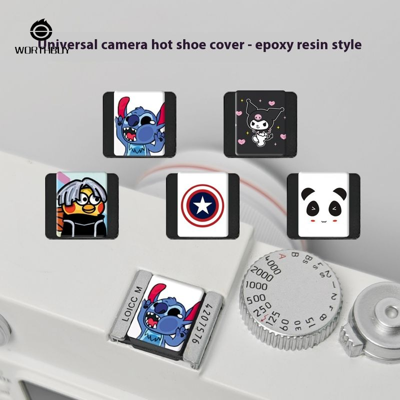 Máy ảnh Hot bọc giày hot giày bảo vệ bìa dễ thương phim hoạt hình thích hợp cho micro camera đơn