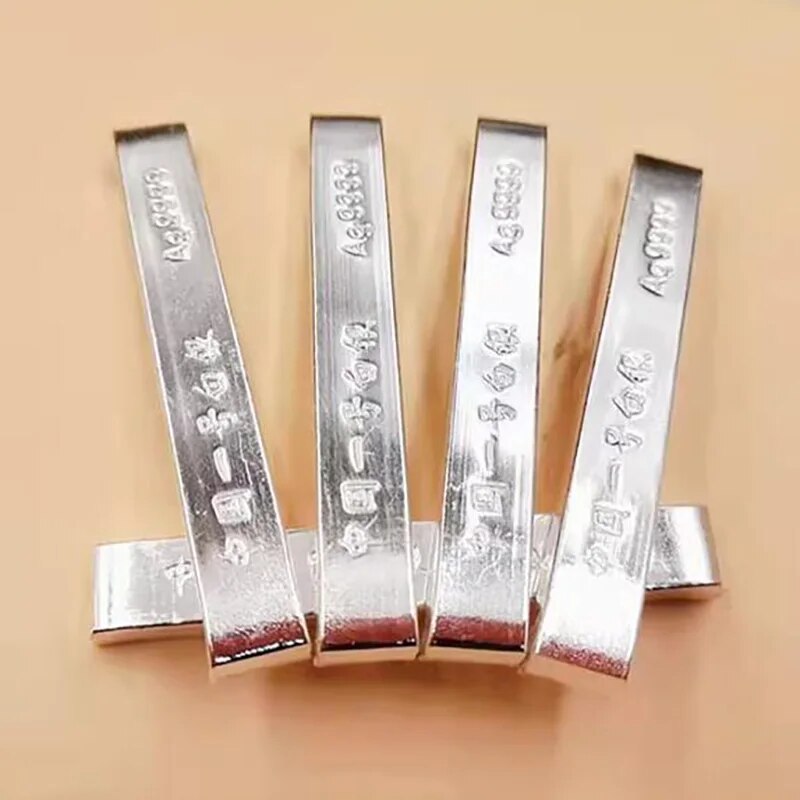 9999 Pure Silver Bars 10G 20G 30G Investment Gift Sterling Silver
