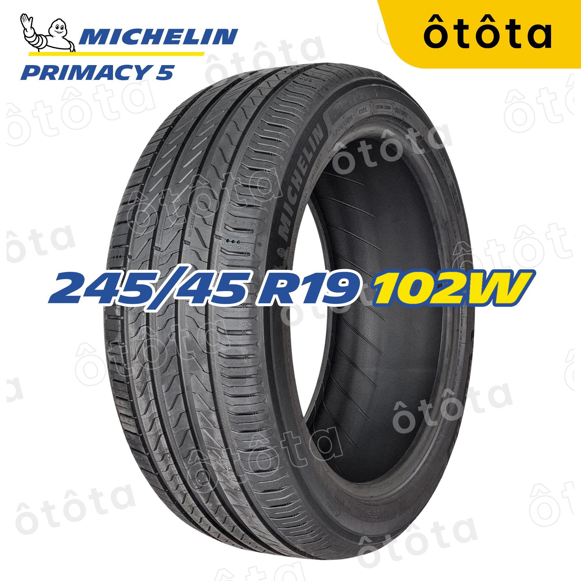Lốp ô tô Michelin Primacy 5 245/45 R19 102W - Chính hãng BH 6 năm (245/45R19, 245 45 R19) Giá 8,613,800 Đồng*Miễn phí vận chuyển