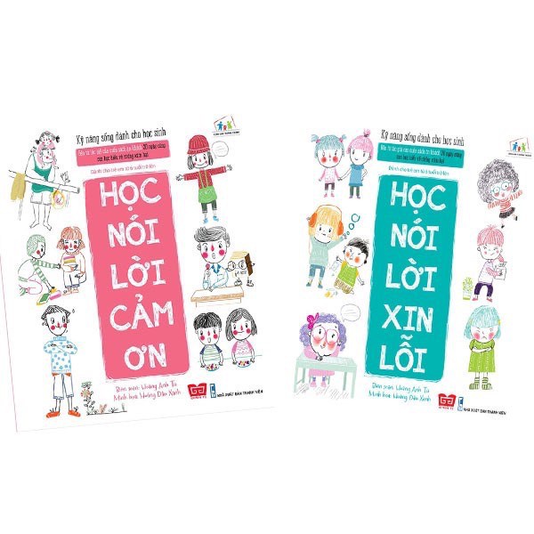 Sách - Kỹ năng sống dành cho học sinh - Học nói lời xin lỗi + Học nói lời cảm ơn (Lẻ cuốn)