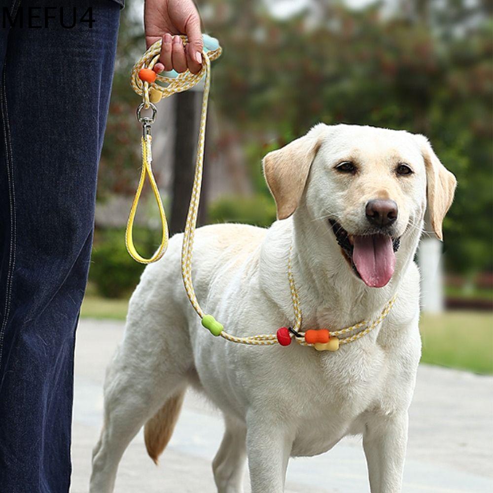 MEFU4 Phản quang Dây đai và dây xích cho chó Có thể điều chỉnh Chống kéo Dây xích P Đa chức năng Thoải mái Dây xích cổ chó Dành cho chó nhỏ và vừa