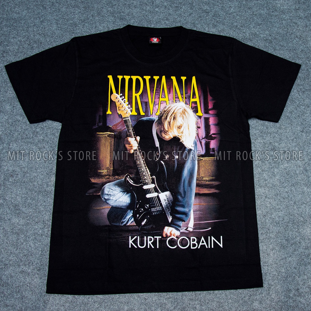 Áo Nirvana (Kurt Cobain) - Rock band tee - Áo Rock - Size S M L XL XXL - Áo Thái Lan S-5XL