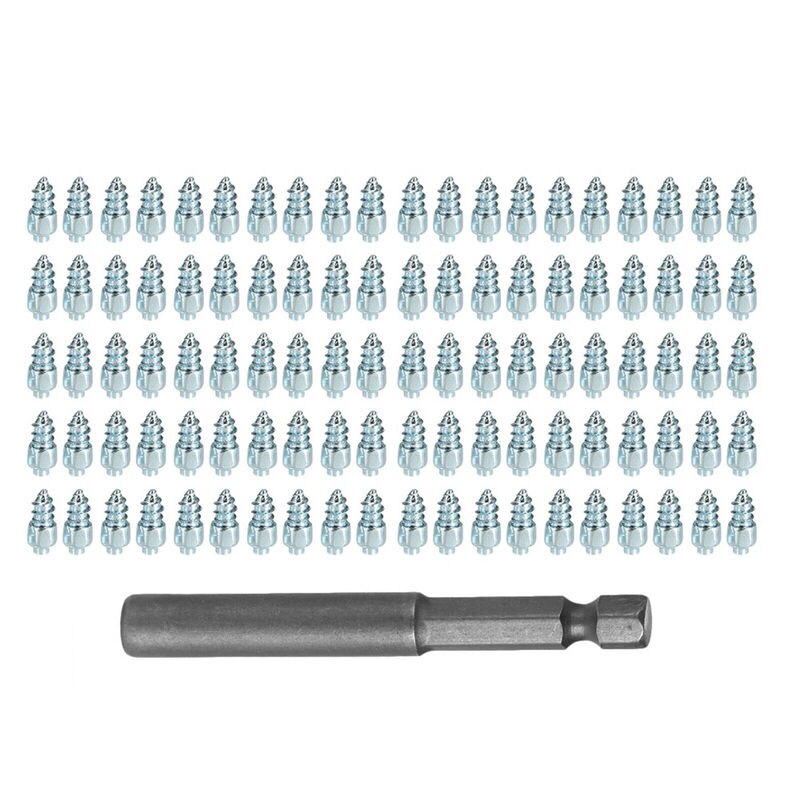 100pcs 4*9mm bánh xe Lugs tuyết vít lốp đinh tán chống trượt rơi gai lốp xe cho xe hơi xe máy xe đạp mùa đông khẩn cấp