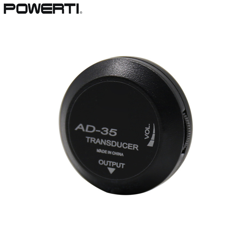 100% xác thực!! Đầu dò Bộ chuyển đổi tín hiệu gắn lỗ thoát âm Đàn Ghi-ta âm Adeline AD-35 với bộ điều khiển âm lượng âm cáp truyền âm thanh phụ kiện phụ tùng Guitar dân gian