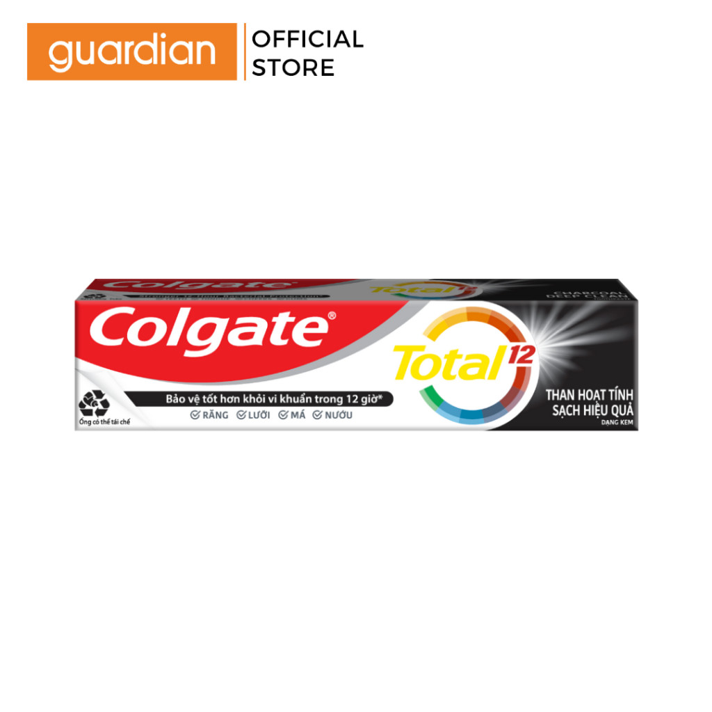 Kem Đánh Răng Than Hoạt Tính Giúp Bảo Vệ Toàn Diện Total Colgate 170Gr