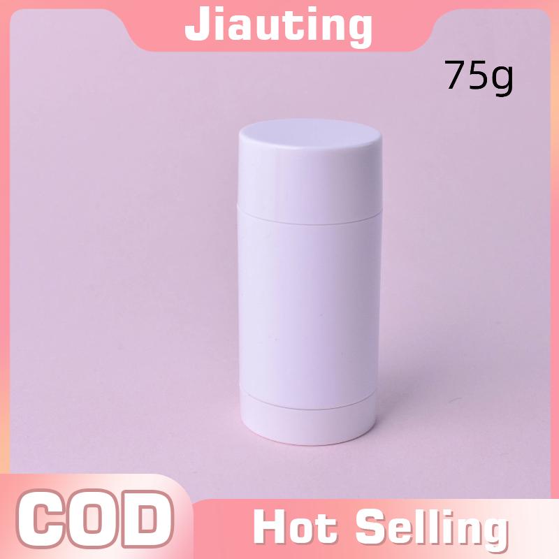 Jiauting 1 PCS 40 75g rỗng Balm container bơm lại nhựa Twist-up chai cho tự làm tinh thể tự nhiên khử mùi dính Mỹ phẩm ống