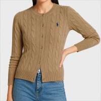 POLO SPORT - 70.8003.01 Cable Knit Cardigan - Brown