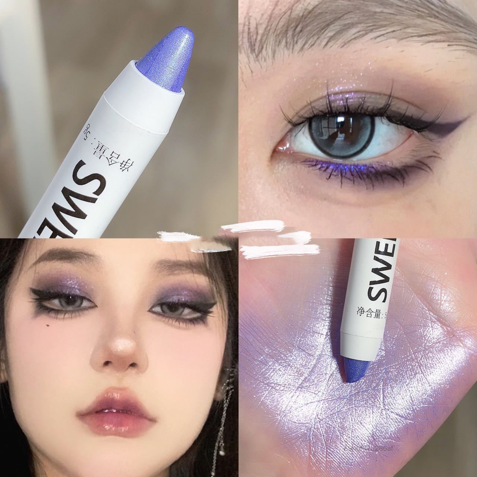 Sweet Min Silkworm Highlighter Pen có cùng một viên ngọc trai nâng mắt Silkworm Pencil Burst Eyeshadow Stick Makeup JS-022-VN - 5