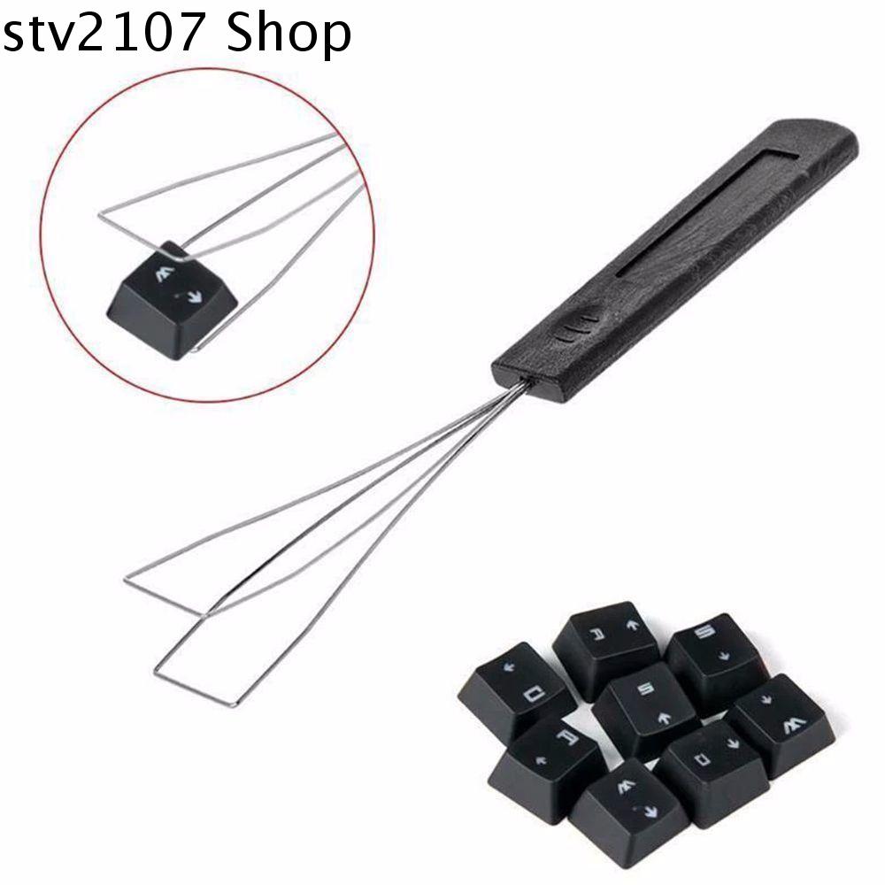 STV2107 Phụ kiện bàn phím Tay cầm nhựa Chuyển đổi bàn phím Công cụ làm sạch bàn phím Công cụ xóa phím bàn phím Keycap Puller Bộ kéo phím bàn phím Bàn phím cơ