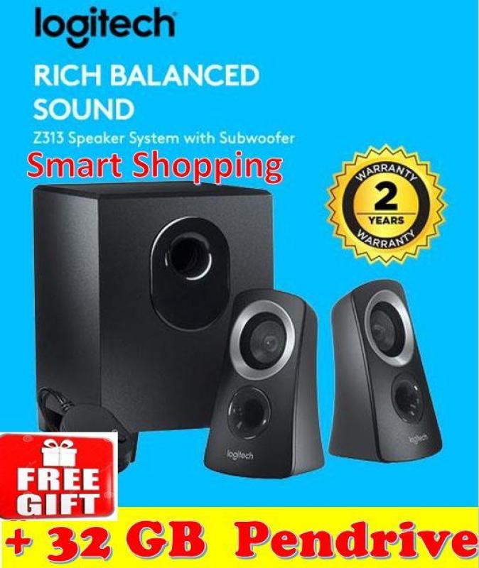 Logitech Z313 Speaker System (980-000413) PC Laptop Spk Z 313 Singapore