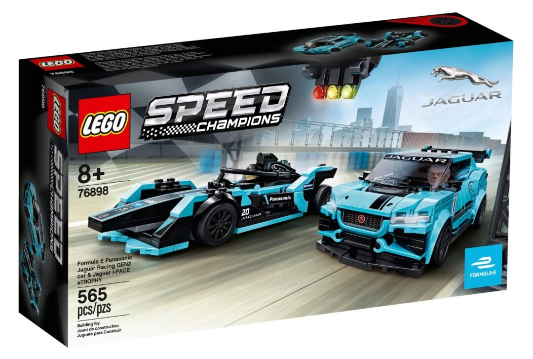 [100% chính hãng]  LEGO 76898 Speed Champions Formula E Panasonic Jaguar Racing GEN2 car & Jaguar I-