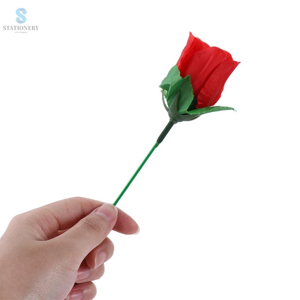 STATIONERY Mới lạ Nhà ảo thuật Buồn Cười thần bí Lửa Ngọn lửa Xuất Hiện Hoa Thủ Đoạn Ma Thuật Vui vẻ Hiện Tại Ngọn Đuốc để Tăng Thay đổi Hoa Hồng Ma Thuật Ma thuật Lửa Tăng Ma Thuật Lừa Rose